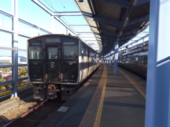 宮崎空港駅から南宮崎駅の乗車記録(乗りつぶし)写真