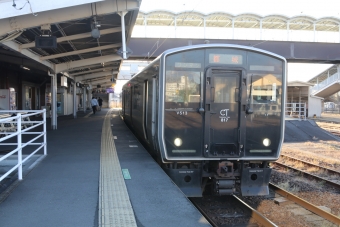 国分駅から霧島神宮駅の乗車記録(乗りつぶし)写真