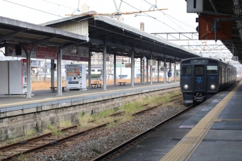 大牟田駅から荒尾駅の乗車記録(乗りつぶし)写真