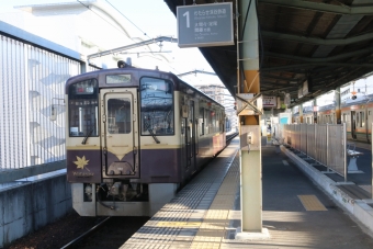 桐生駅から大間々駅の乗車記録(乗りつぶし)写真