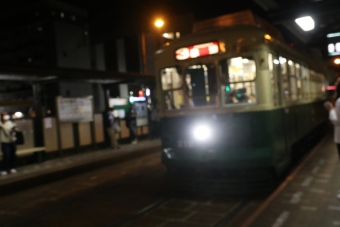 浦上駅前停留場から赤迫停留場の乗車記録(乗りつぶし)写真
