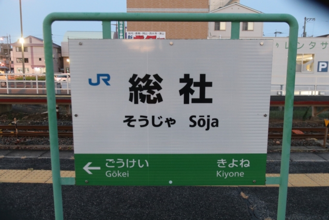 鉄道乗車記録の写真:駅名看板(15)        
