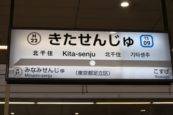 鉄道乗車記録の写真:駅名看板(3)     