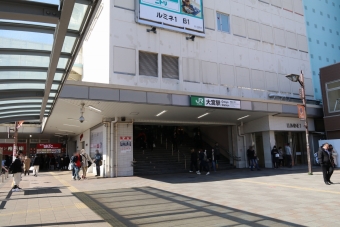 大宮駅から川越駅の乗車記録(乗りつぶし)写真