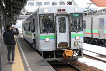 岩見沢駅から追分駅:鉄道乗車記録の写真