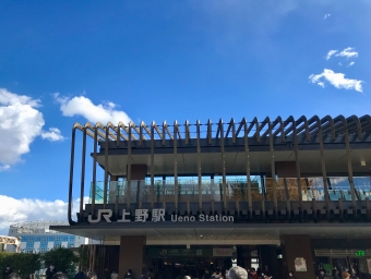 上野駅から東所沢駅の乗車記録(乗りつぶし)写真