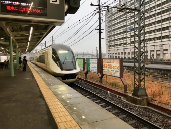 津駅から大阪難波駅の乗車記録(乗りつぶし)写真