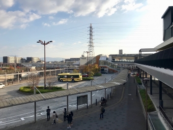 大阪駅から桂川駅の乗車記録(乗りつぶし)写真