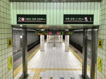 御幣島駅から放出駅の乗車記録(乗りつぶし)写真