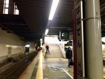 放出駅から久宝寺駅:鉄道乗車記録の写真