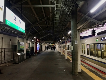 久宝寺駅から王寺駅の乗車記録(乗りつぶし)写真