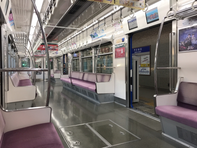 鉄道乗車記録の写真:車内設備、様子(3)        