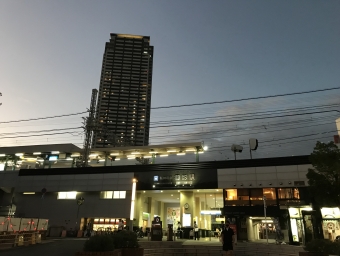 御影駅から姫島駅の乗車記録(乗りつぶし)写真