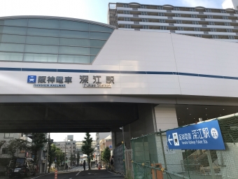 姫島駅から深江駅の乗車記録(乗りつぶし)写真