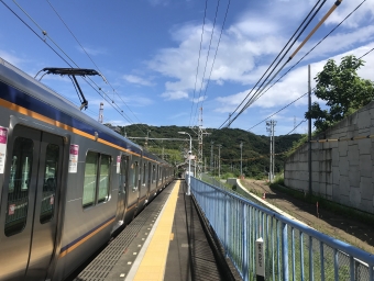 樽井駅から孝子駅の乗車記録(乗りつぶし)写真