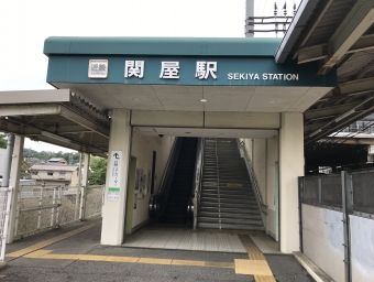 鶴橋駅から関屋駅の乗車記録(乗りつぶし)写真