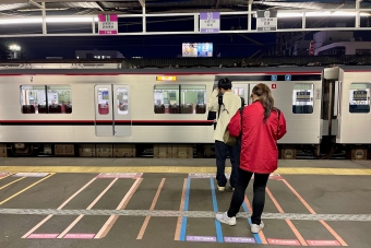 春日部駅から越谷駅の乗車記録(乗りつぶし)写真