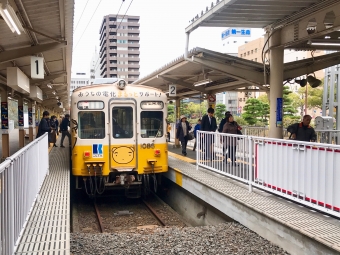 高松築港駅から三条駅の乗車記録(乗りつぶし)写真