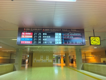 東京駅から吉川美南駅の乗車記録(乗りつぶし)写真