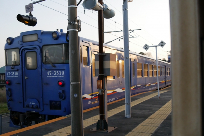 鉄道乗車記録の写真:列車・車両の様子(未乗車)(7)        「キハ47-3510」