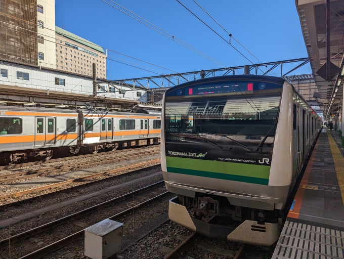 鉄道乗車記録の写真:乗車した列車(外観)(1)          「横浜線
JR東日本E233系一般形電車」