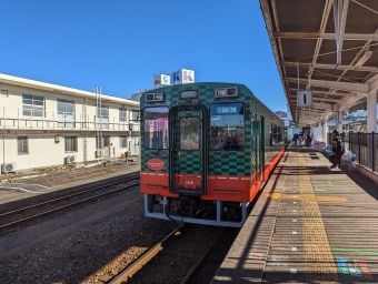 下館駅から益子駅の乗車記録(乗りつぶし)写真
