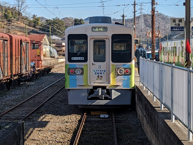 鉄道乗車記録の写真:乗車した列車(外観)(1)        「上信電鉄
上信電鉄700形」