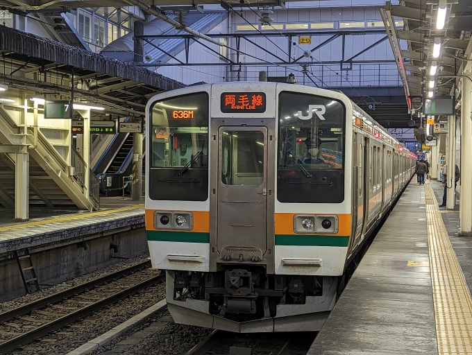 鉄道乗車記録の写真:乗車した列車(外観)(1)        「両毛線
JR東日本211系・213系一般形電車」