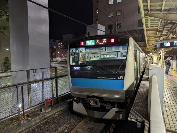 鉄道乗車記録の写真:乗車した列車(外観)(1)          「京浜東北線
JR東日本E233系一般形電車」