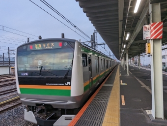 上野駅から尾久駅:鉄道乗車記録の写真