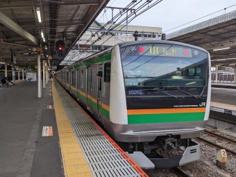 尾久駅から大宮駅の乗車記録(乗りつぶし)写真