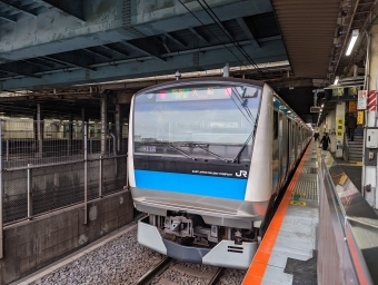田端駅から日暮里駅:鉄道乗車記録の写真