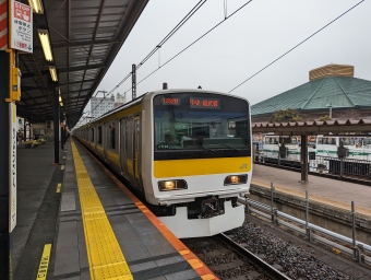 両国駅から錦糸町駅の乗車記録(乗りつぶし)写真