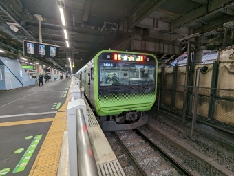 田町駅から品川駅の乗車記録(乗りつぶし)写真