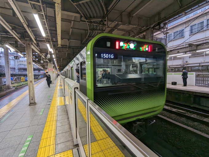 鉄道乗車記録の写真:乗車した列車(外観)(1)        「山手線
JR東日本E235系一般形電車」