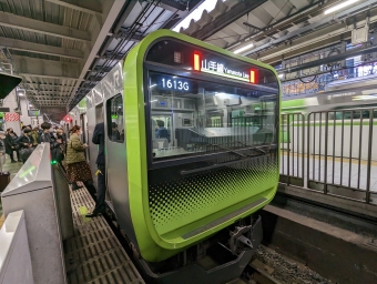 原宿駅から新宿駅:鉄道乗車記録の写真