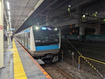 桜木町駅から根岸駅の乗車記録(乗りつぶし)写真