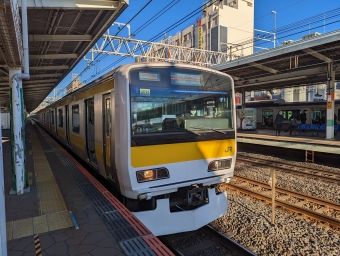 御茶ノ水駅から市川駅の乗車記録(乗りつぶし)写真