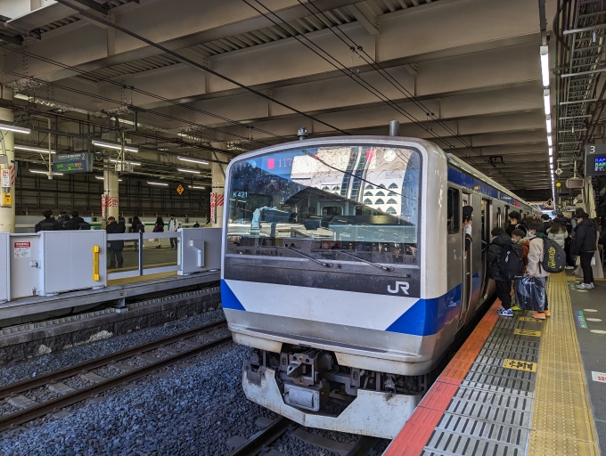 鉄道乗車記録の写真:乗車した列車(外観)(1)          「常磐線快速線電車」