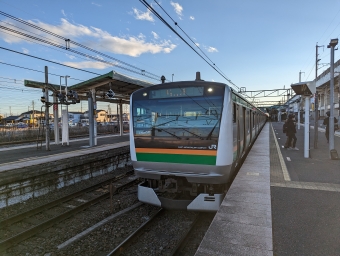 上野駅から小金井駅の乗車記録(乗りつぶし)写真