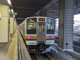 小山駅から栃木駅:鉄道乗車記録の写真