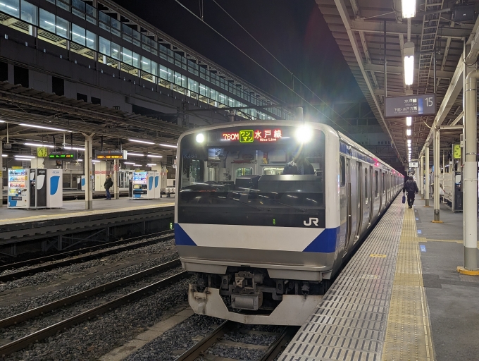 鉄道乗車記録の写真:乗車した列車(外観)(1)          「水戸線」
