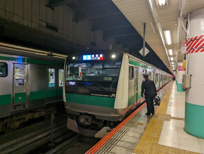 鉄道乗車記録の写真:乗車した列車(外観)(1)        「川越線(川越線～埼京線～りんかい線)」