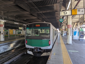 宇都宮駅から宝積寺駅の乗車記録(乗りつぶし)写真