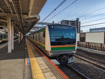 鴻巣駅から熊谷駅の乗車記録(乗りつぶし)写真