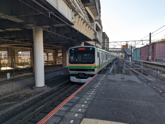 熊谷駅から浦和駅の乗車記録(乗りつぶし)写真