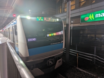 南浦和駅から川口駅の乗車記録(乗りつぶし)写真