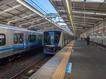 小田急永山駅から唐木田駅の乗車記録(乗りつぶし)写真