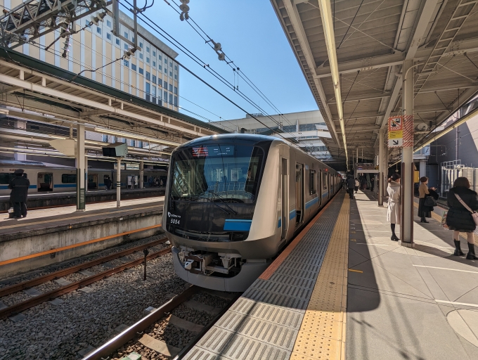鉄道乗車記録の写真:乗車した列車(外観)(1)          「小田急多摩線」