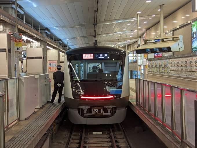 鉄道乗車記録の写真:乗車した列車(外観)(1)        「小田急小田原線」